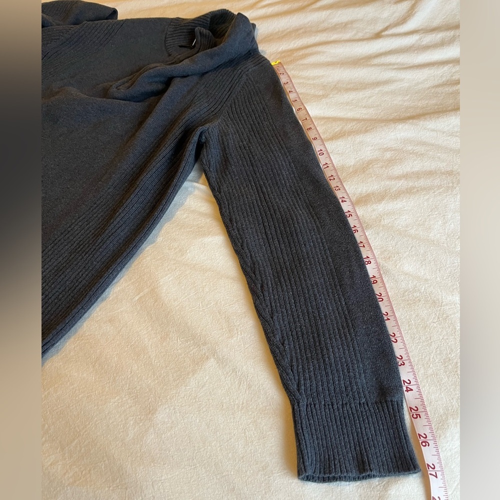 Calvin Klein Men's Blue 100% Cotton 1/4 Zip Pullover Sweater XL Mock Neck Preppy - Picture 9 of 12